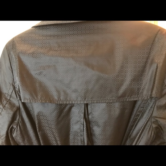 Coach Monogramed Belted Jacket , Black, Size Large - Picture 5 of 16